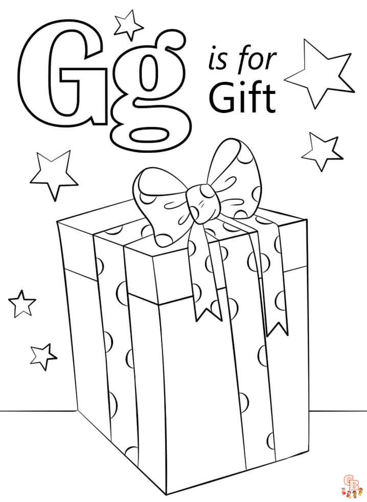 cajas de regalo para colorear 2