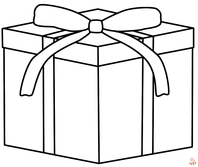 cajas de regalo para colorear 2