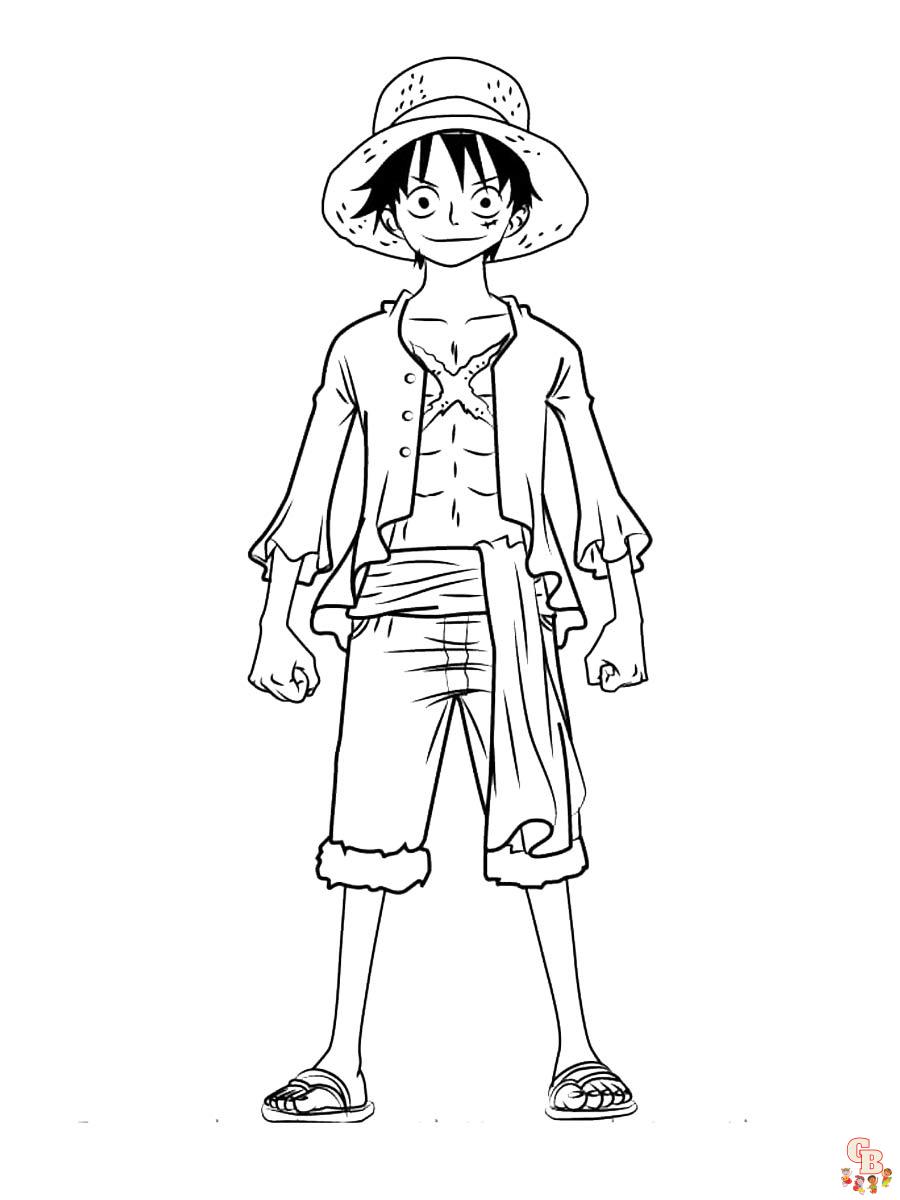One Piece para colorear 18