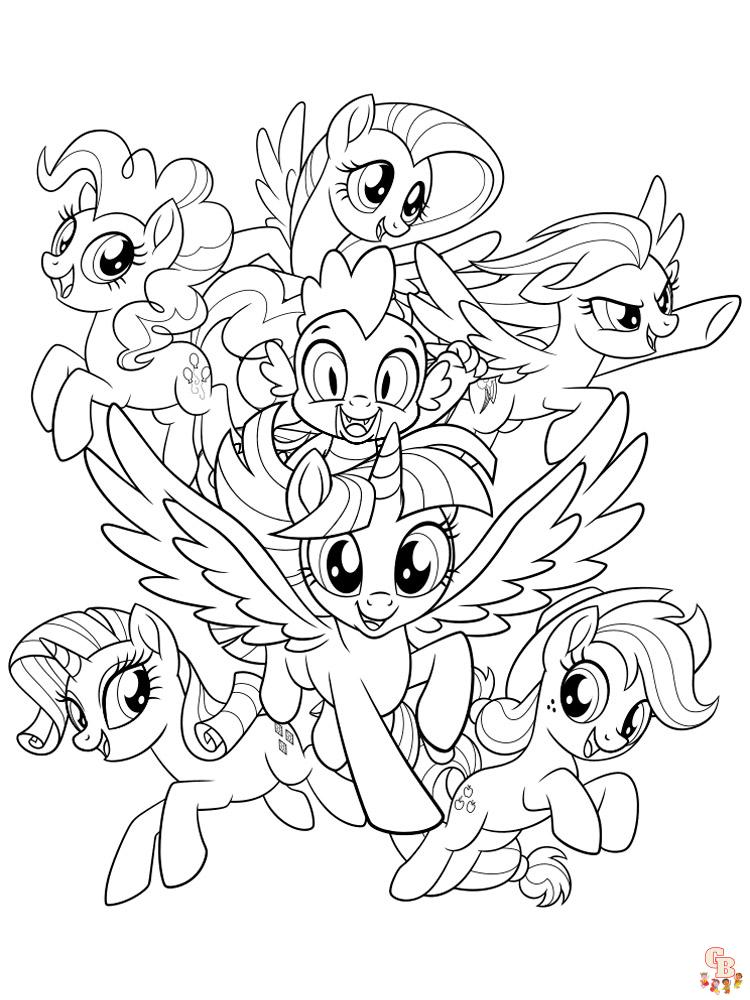 coloriage My Little Pony 20