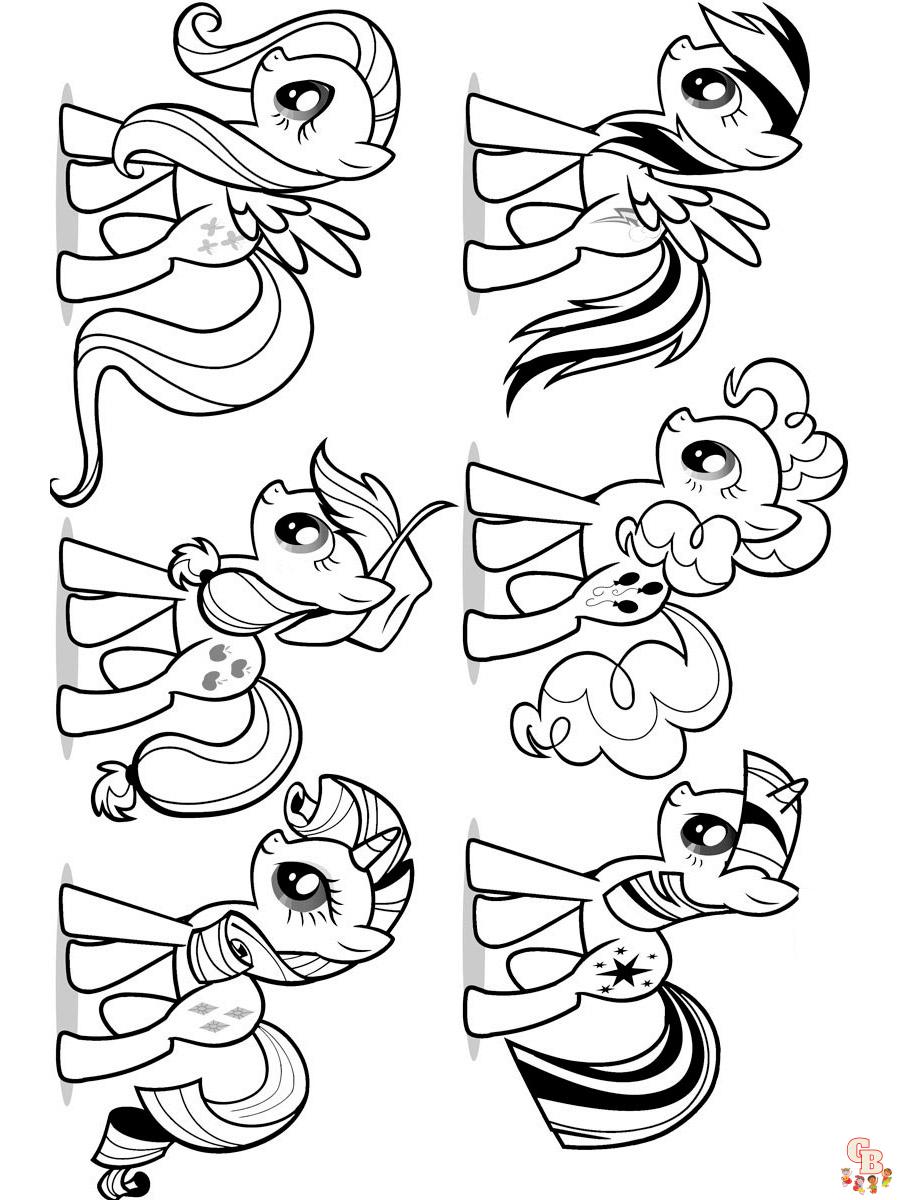 coloriage My Little Pony 5