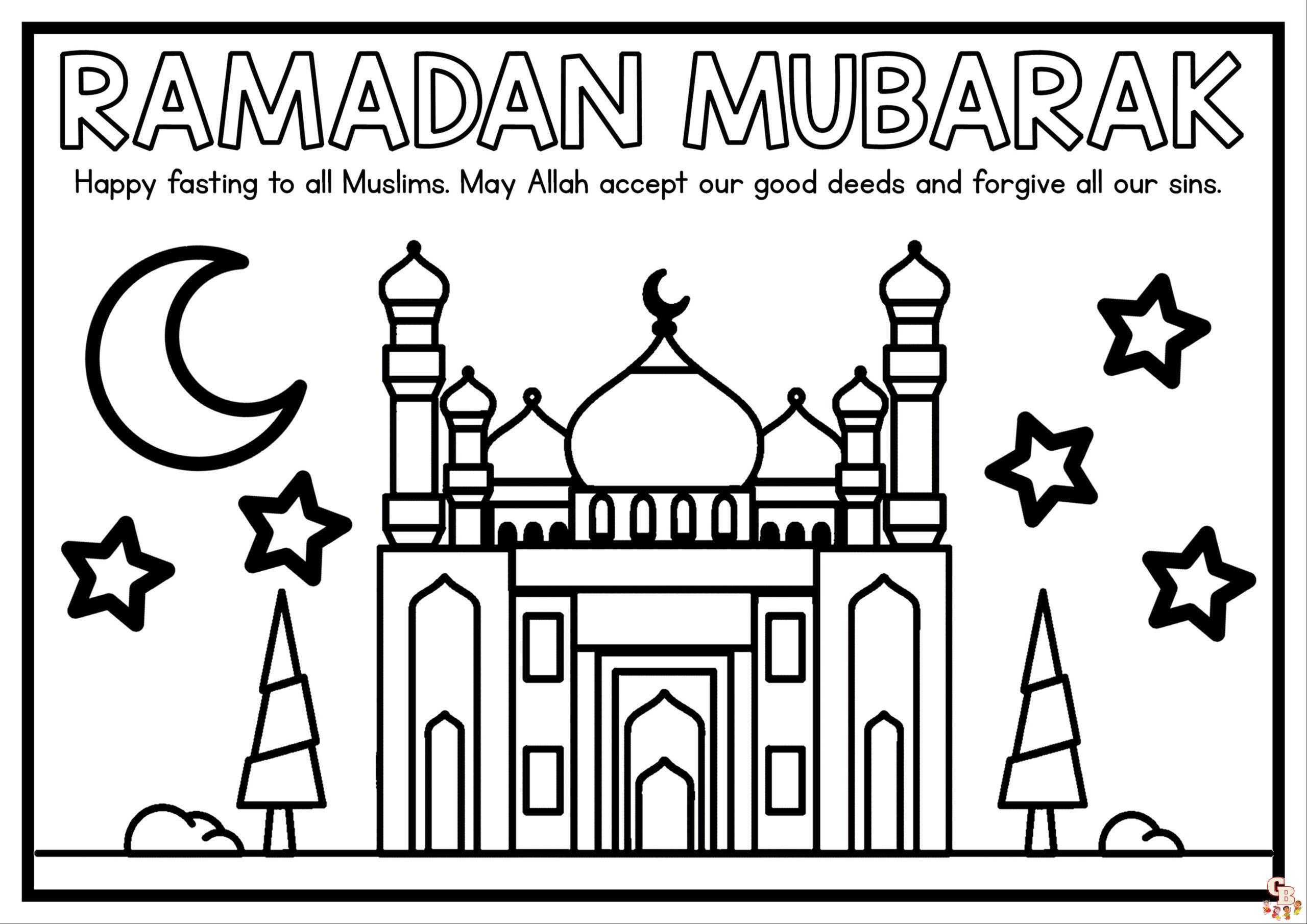 Ramadan para colorear 5