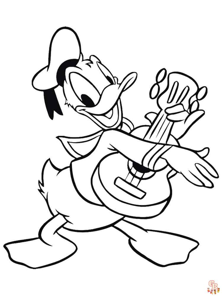 Donald Duck para colorear 26