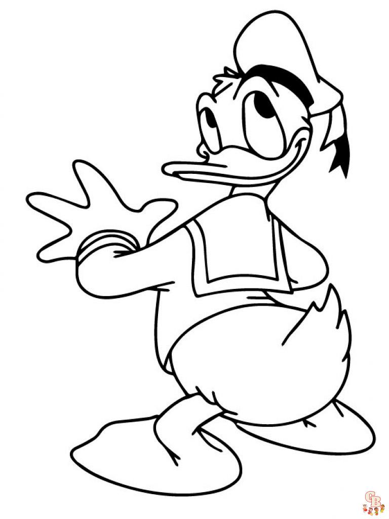 Donald Duck para colorear 37