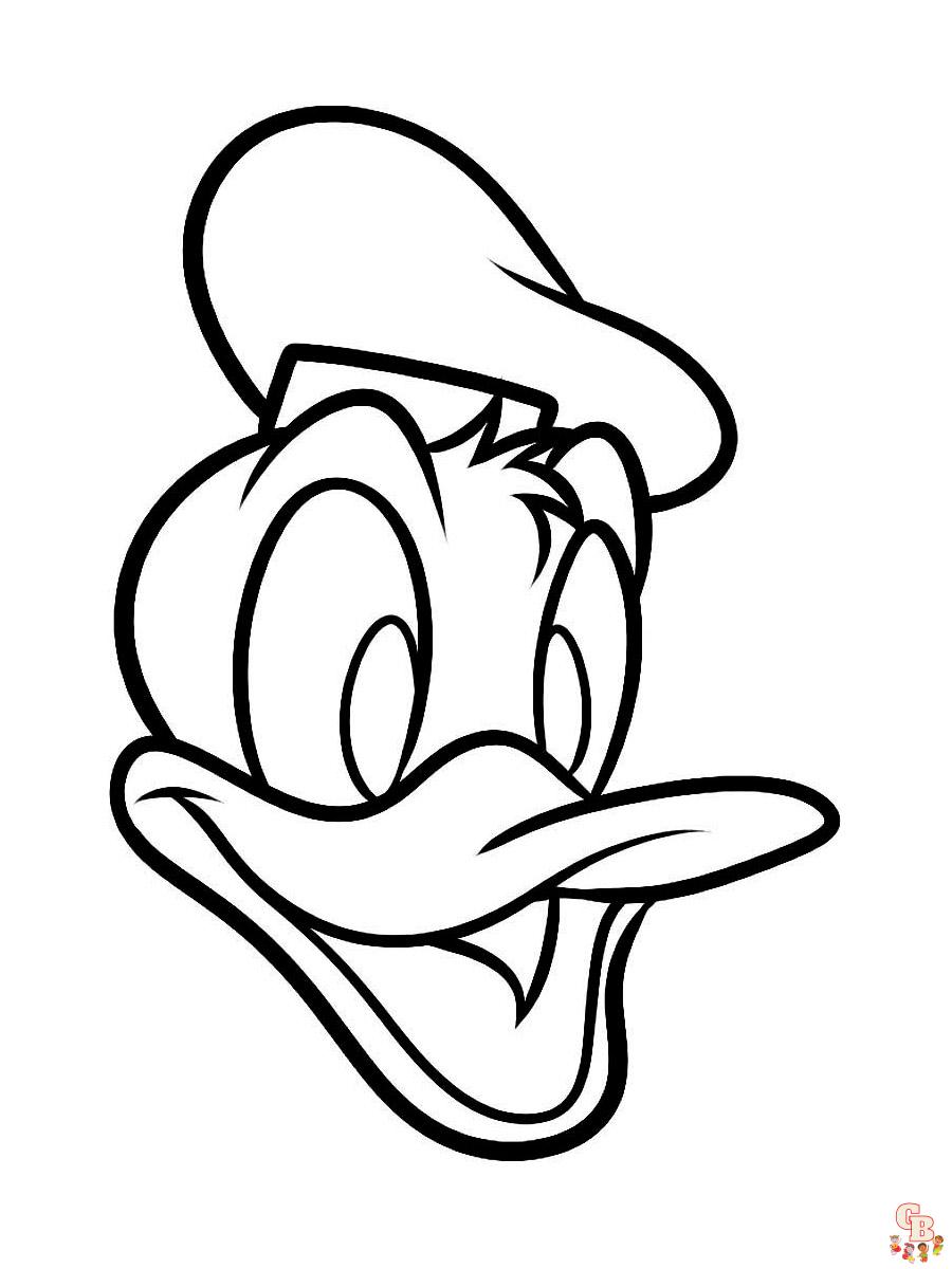 Donald Duck para colorear 39