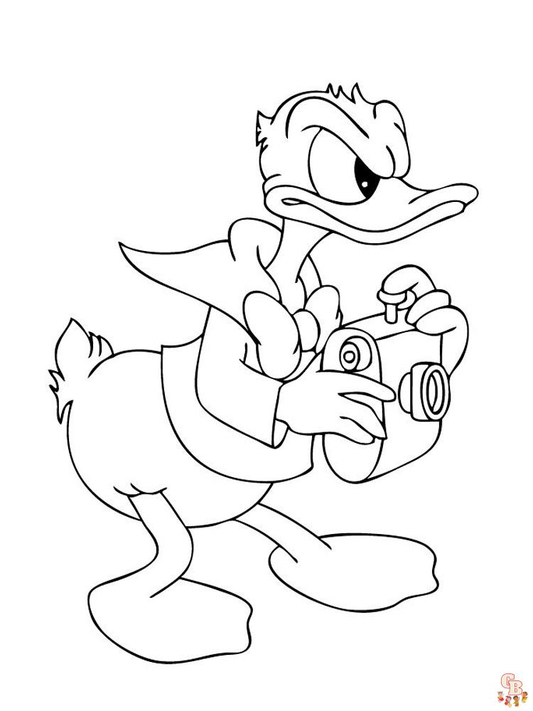 Donald Duck para colorear 40