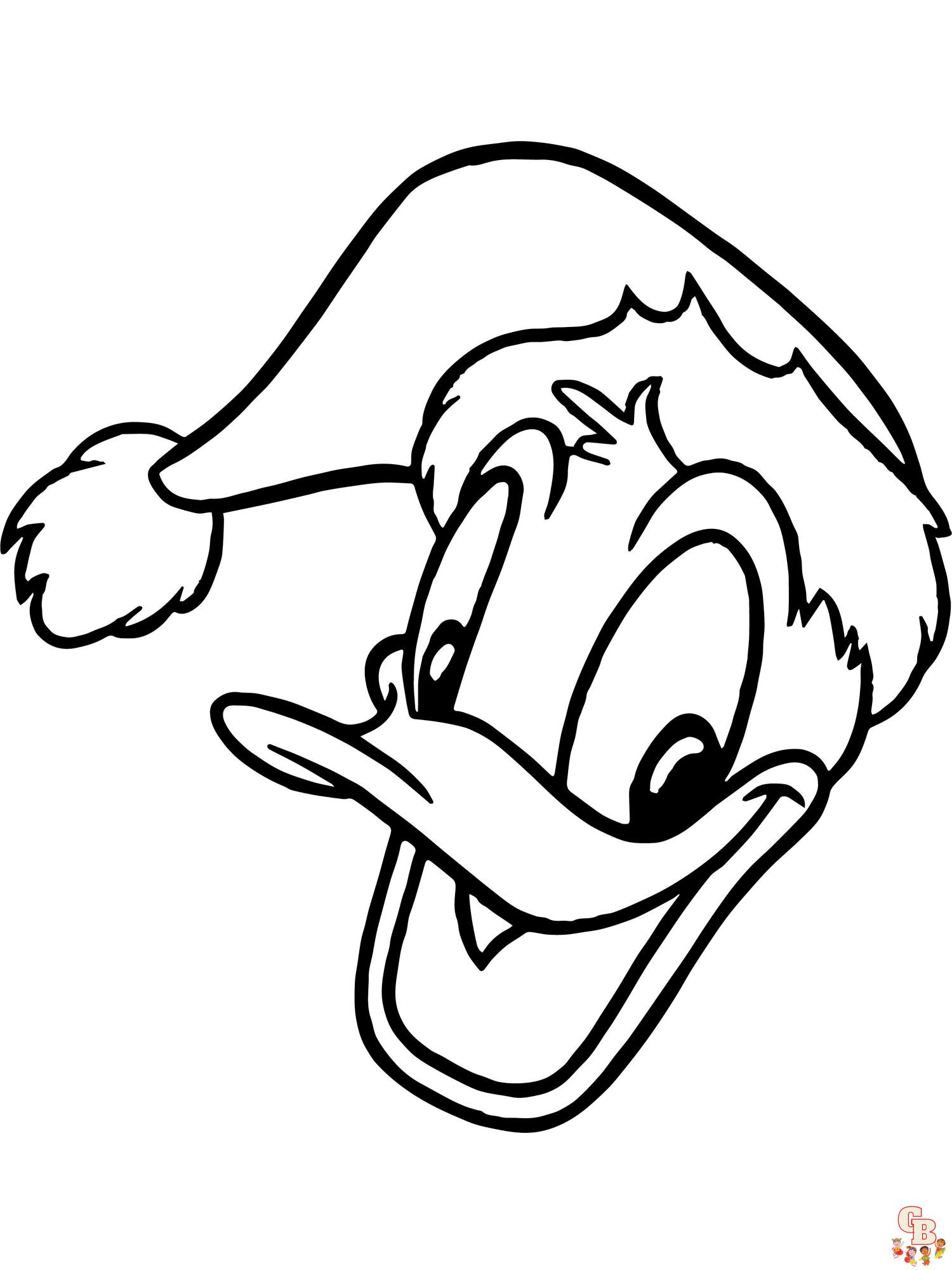 Donald Duck para colorear 42