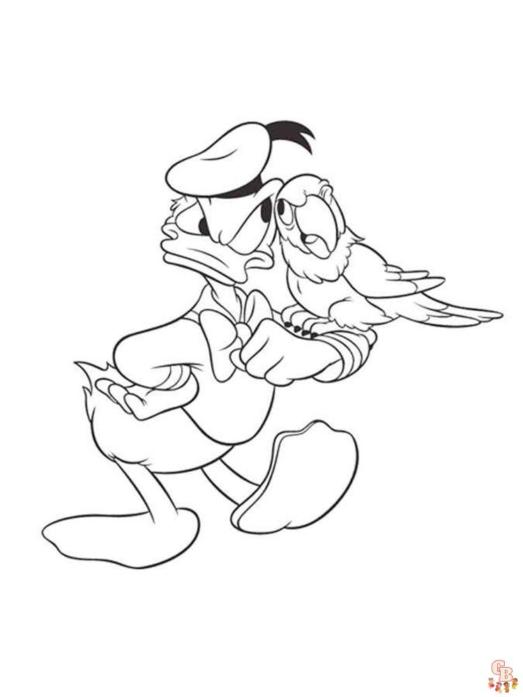 Donald Duck para colorear 43