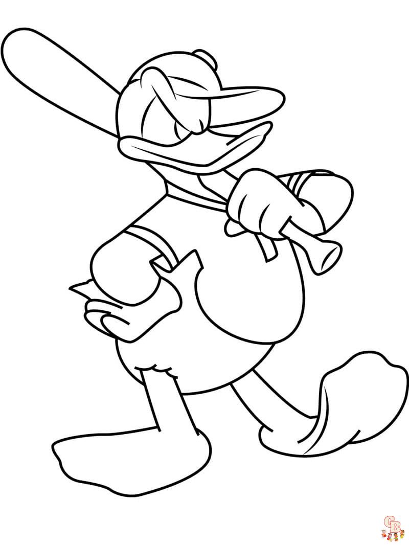 Donald Duck para colorear 48