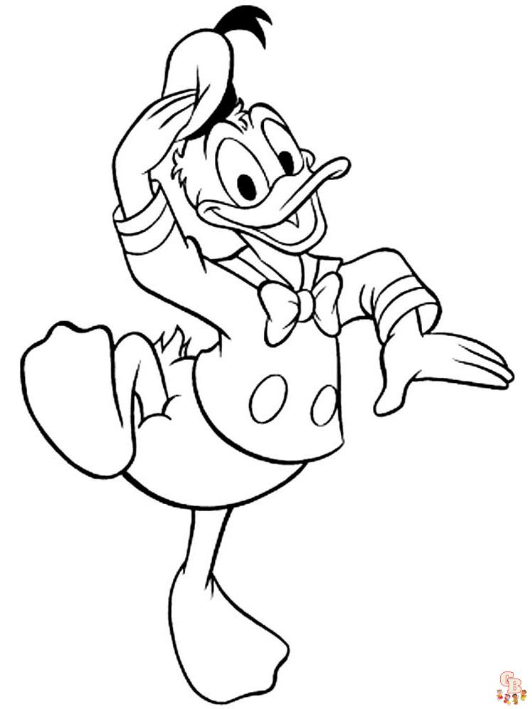 Donald Duck para colorear 50