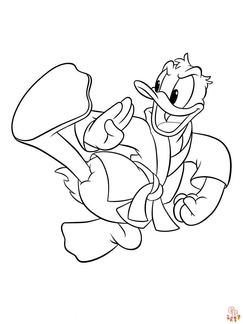 Donald Duck para colorear 52