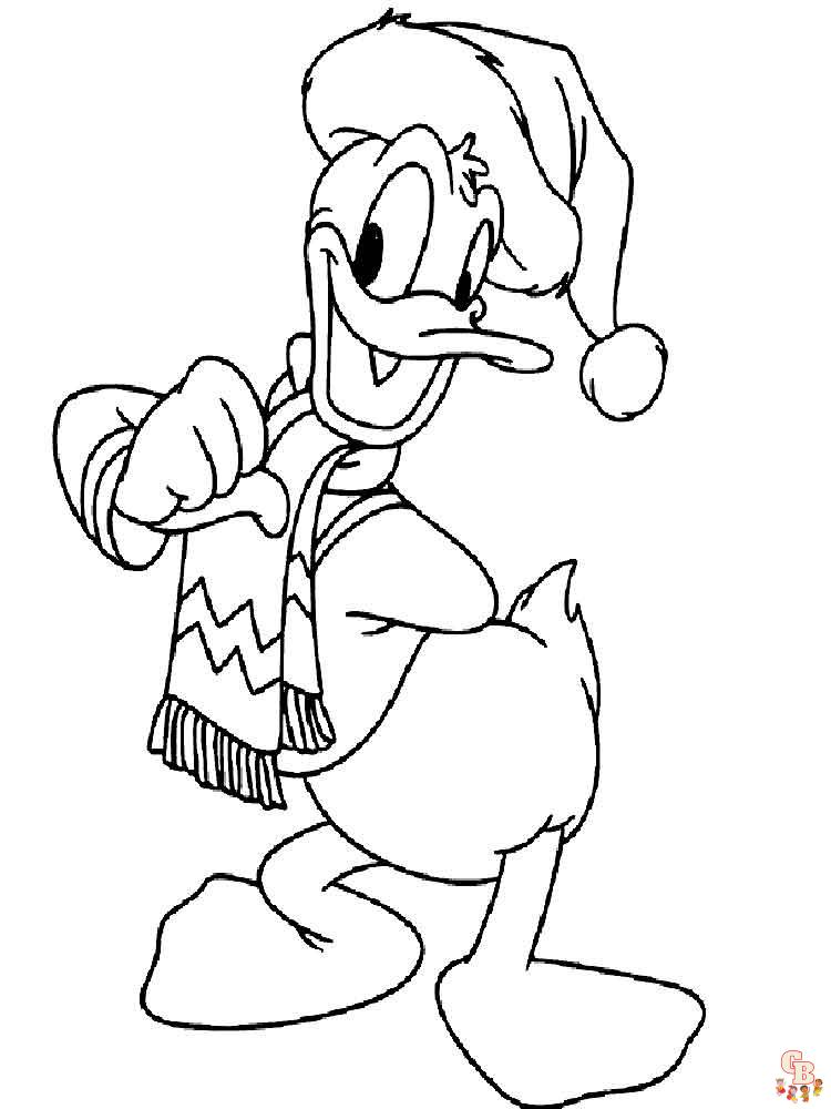 Donald Duck para colorear 9
