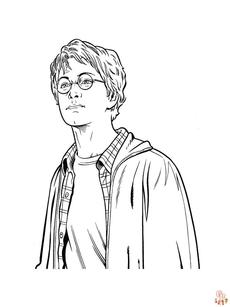 Harry Potter para colorear 36