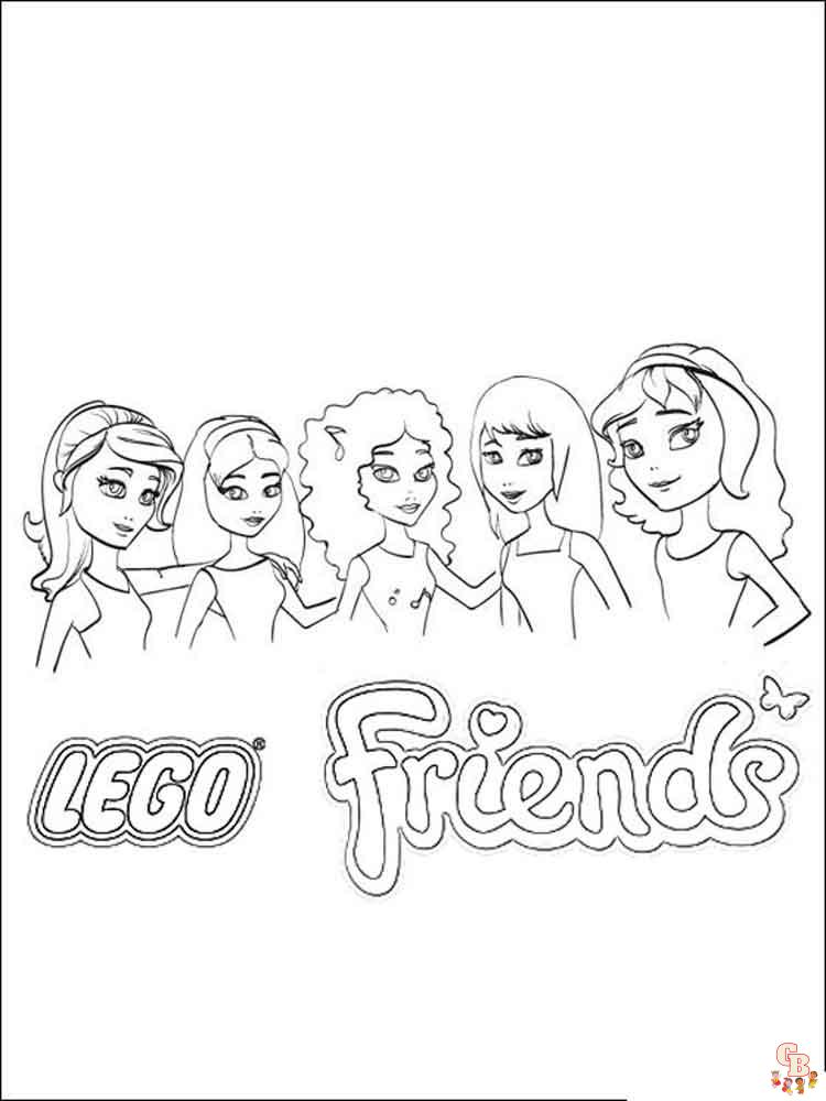 Lego Friends para colorear 24