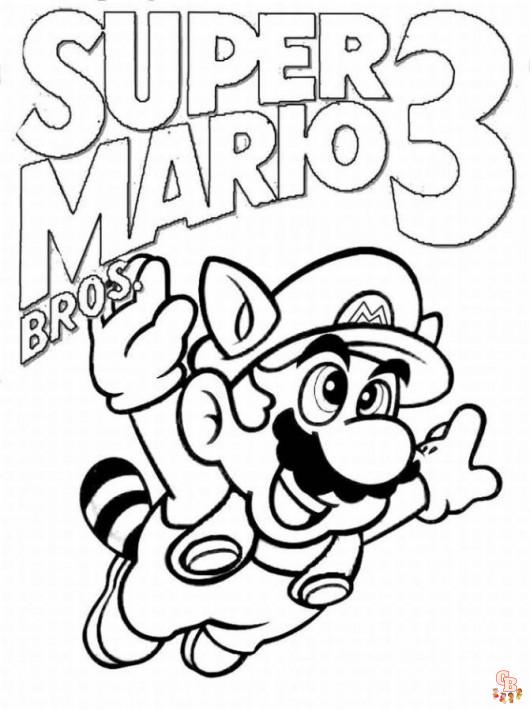 Mario Bros para colorear