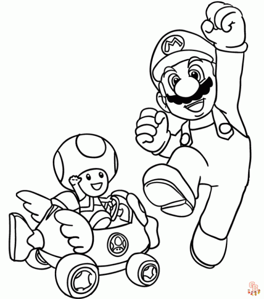 Mario Bros para colorear 3