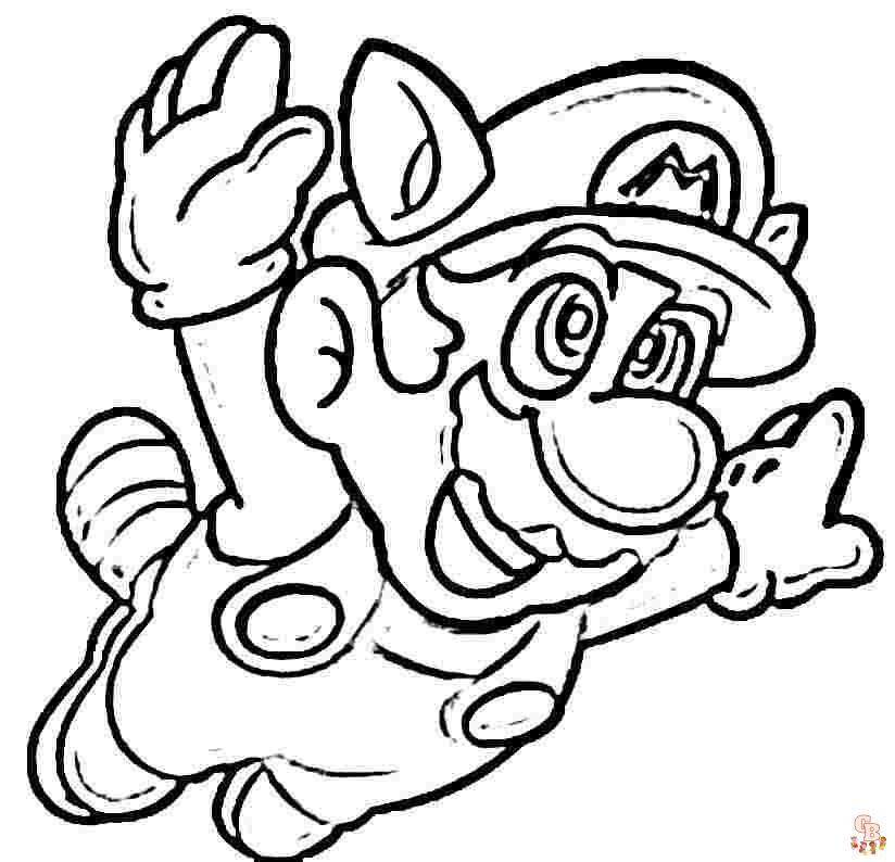 Mario Bros para colorear 6