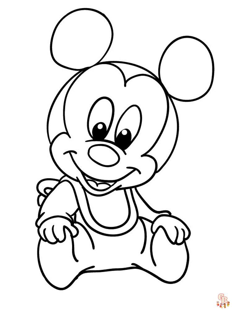 Mickey Mouse para colorear