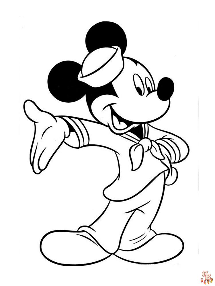 Mickey Mouse para colorear
