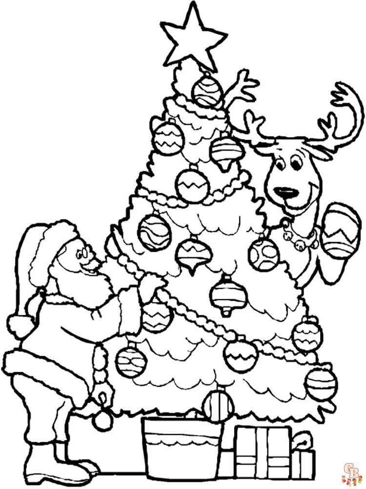 Las mejores dibujos de Navidad para colorear