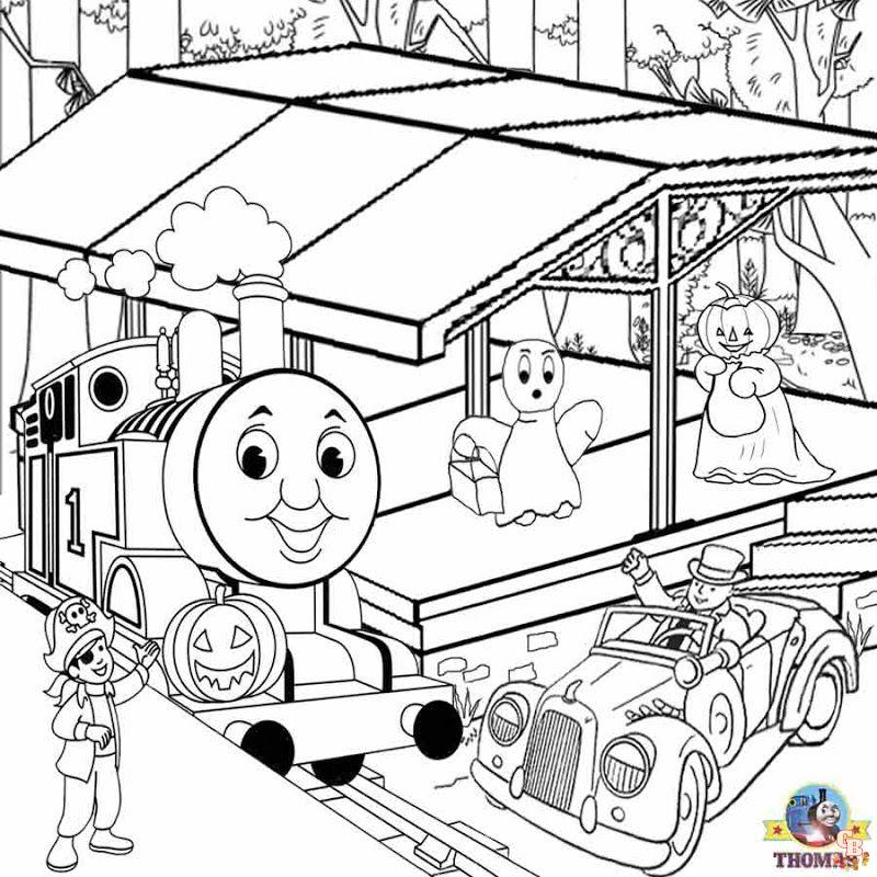 Thomas el tren para colorear 11