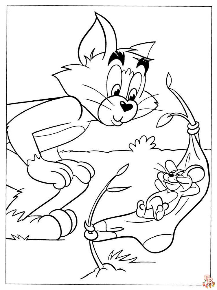 Tom y Jerry para colorear 34
