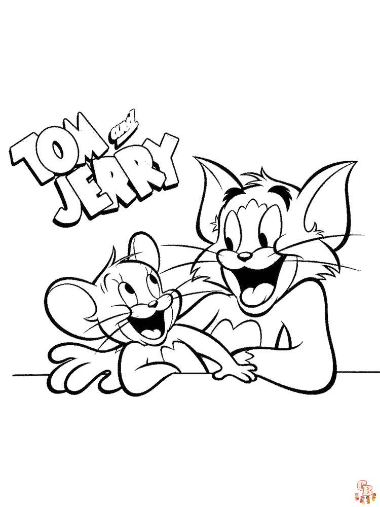 Tom y Jerry para colorear 42