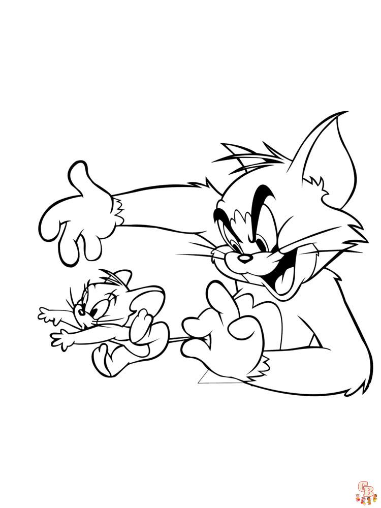 Tom y Jerry para colorear 45