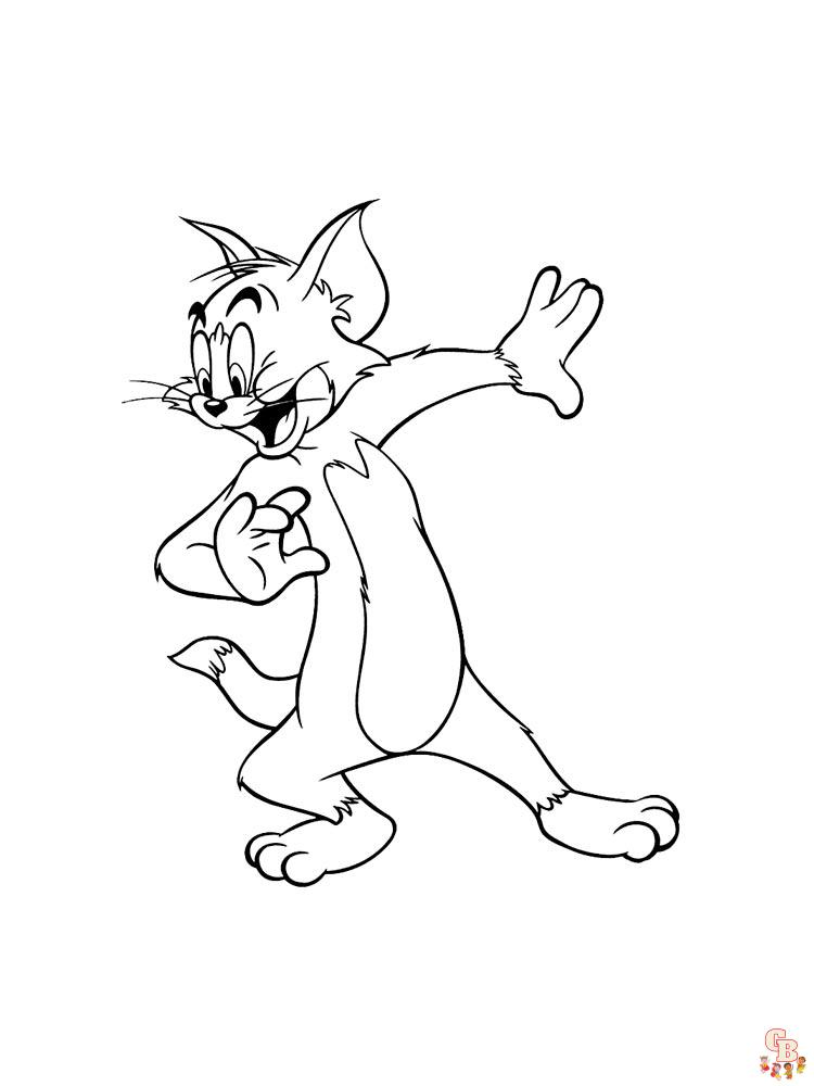 Tom y Jerry para colorear 50