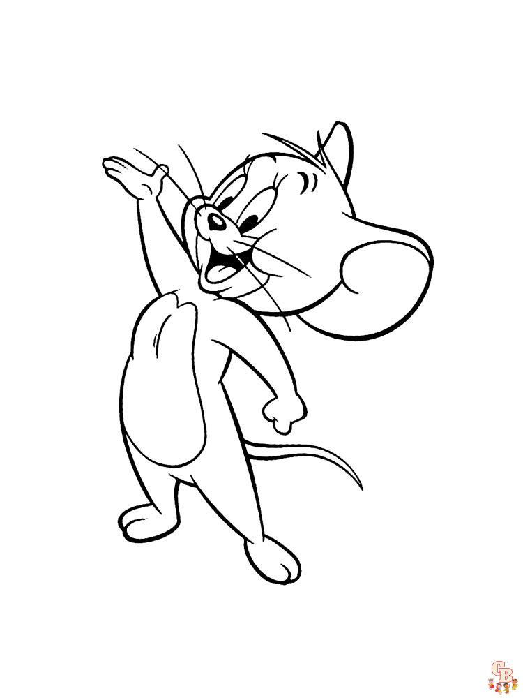 Tom y Jerry para colorear 51