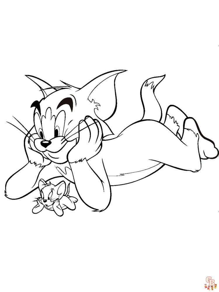 Tom y Jerry para colorear 57