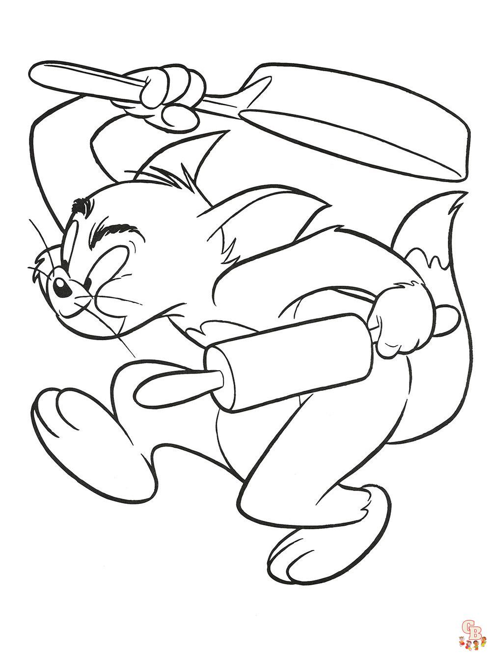 Tom y Jerry para colorear 66