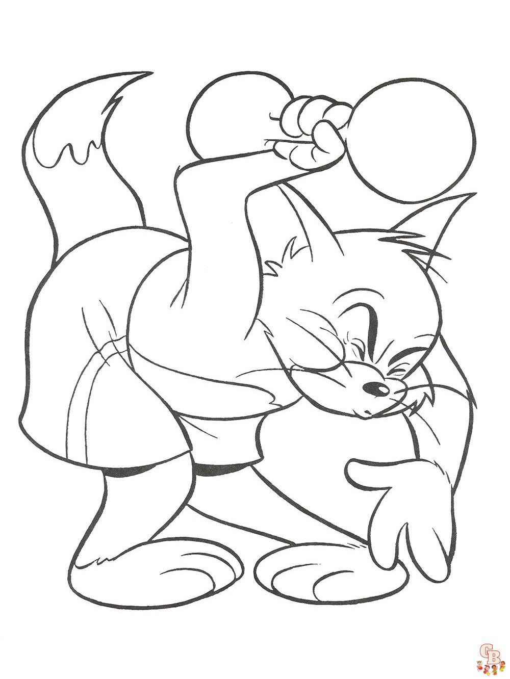 Tom y Jerry para colorear 68