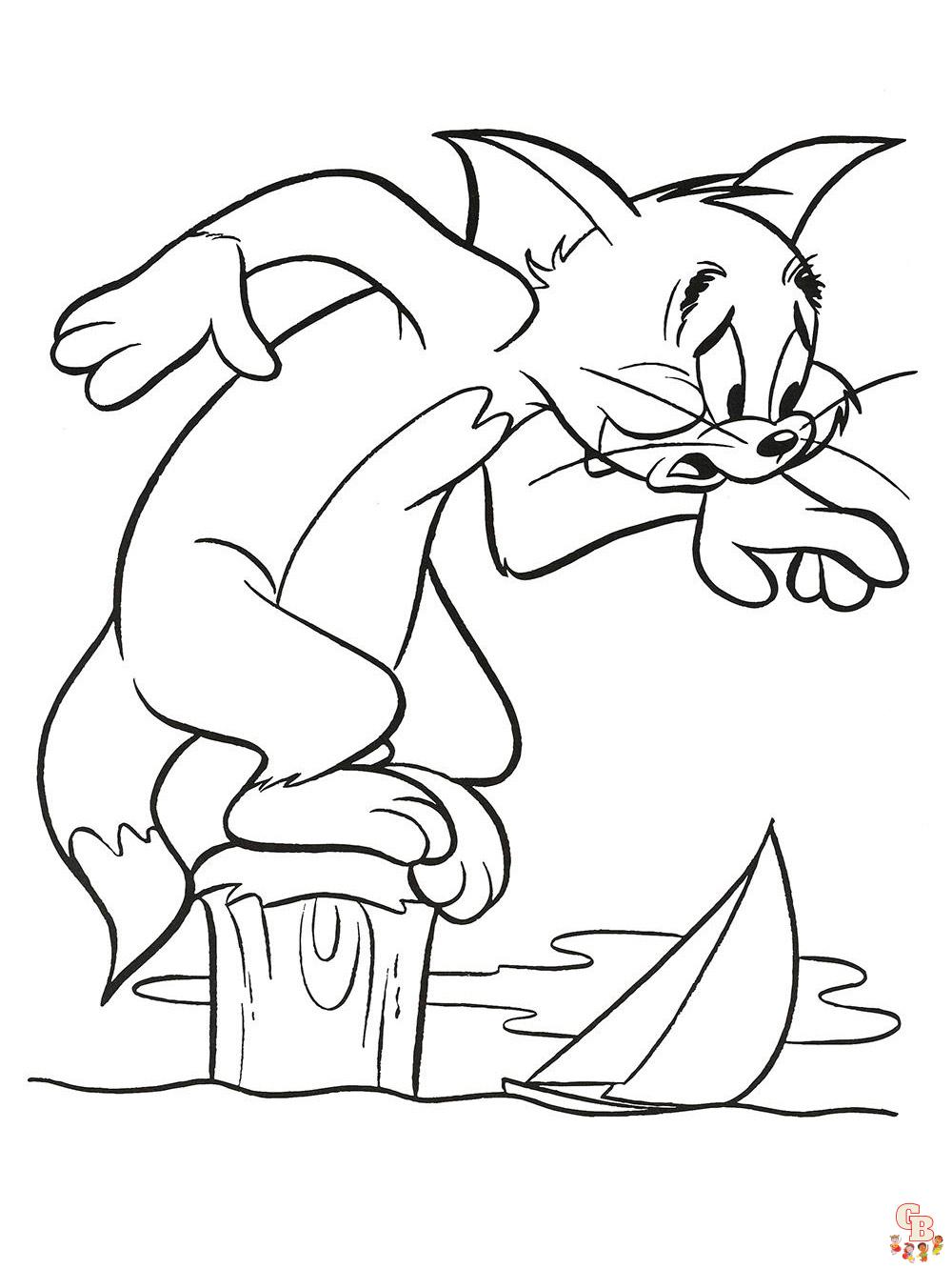 Tom y Jerry para colorear 70