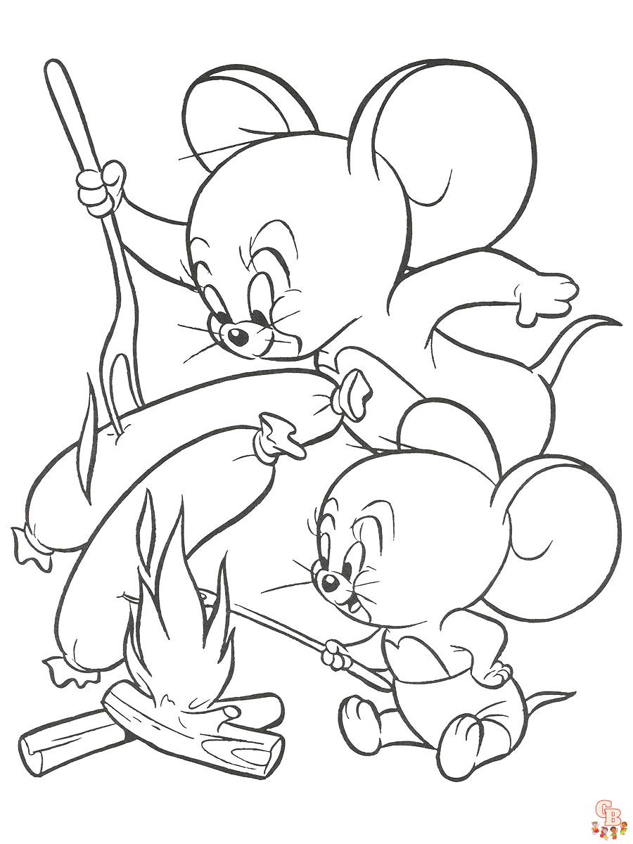 Tom y Jerry para colorear 72