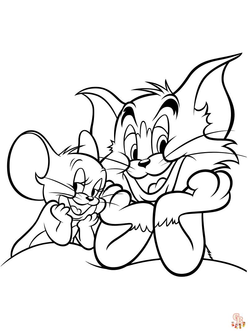 Tom y Jerry para colorear 76