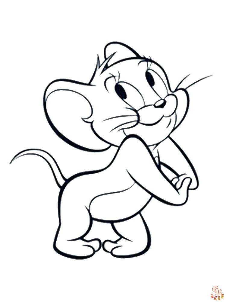 Tom y Jerry para colorear 77