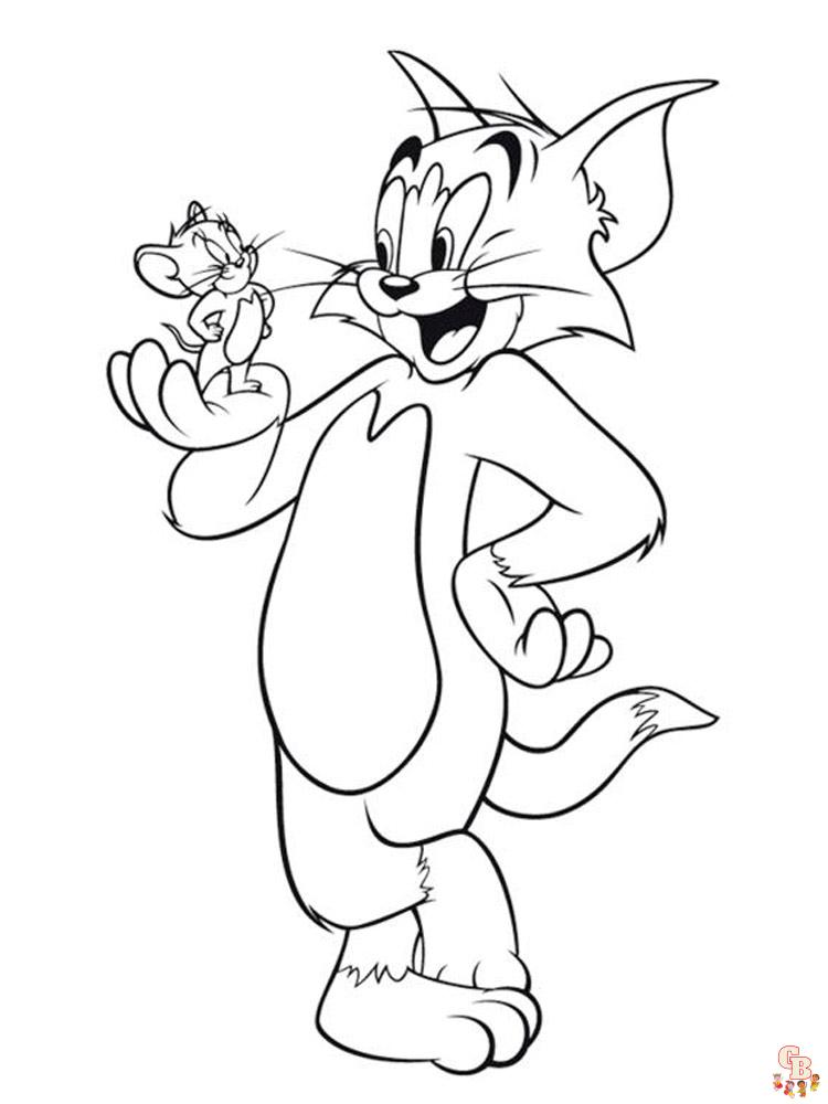 Tom y Jerry para colorear 81