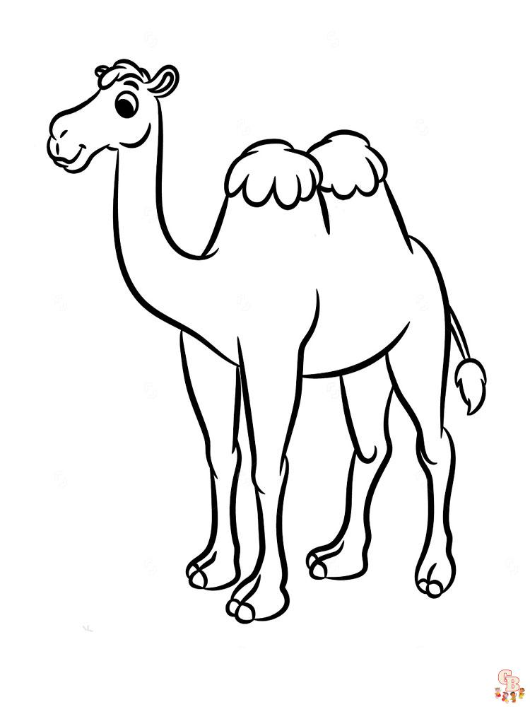 camellos para colorear 27