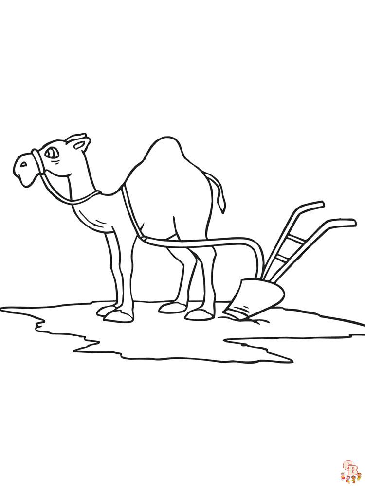camellos para colorear 33