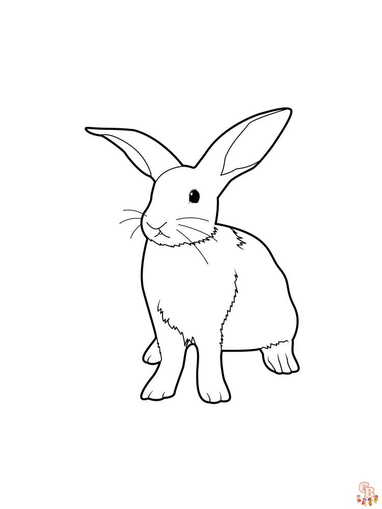 conejos para colorear 13