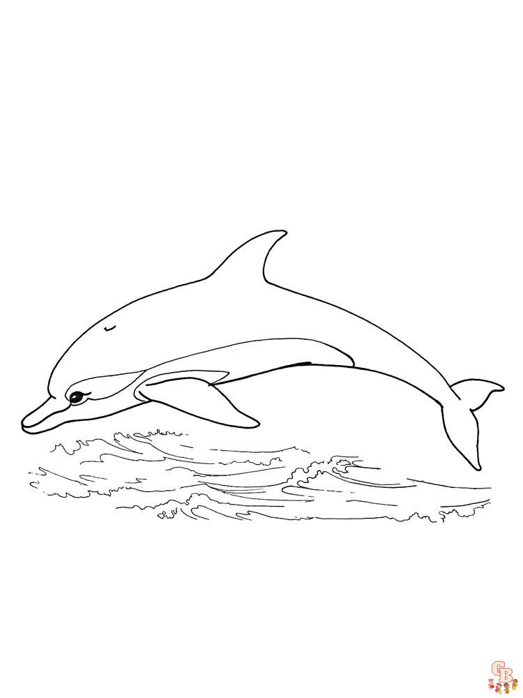 delfines para colorear 42