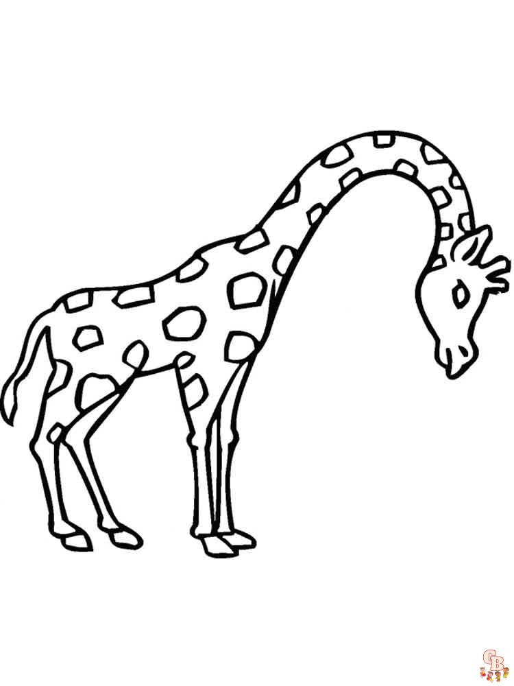 jirafas para colorear 24