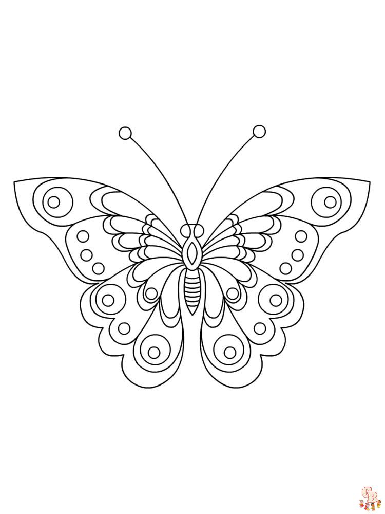 mariposas para colorear 18