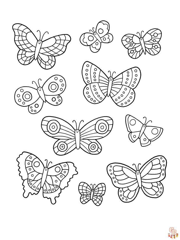 mariposas para colorear 79