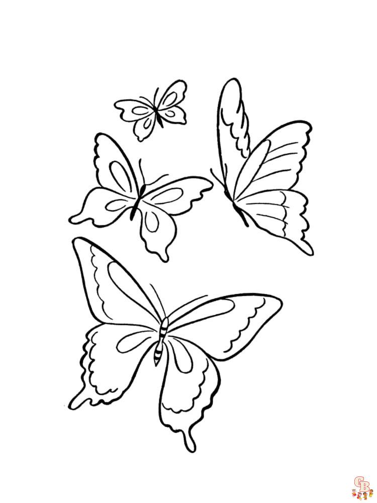 mariposas para colorear 8