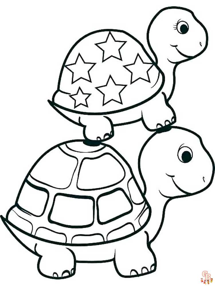 tartarughe da colorare 8