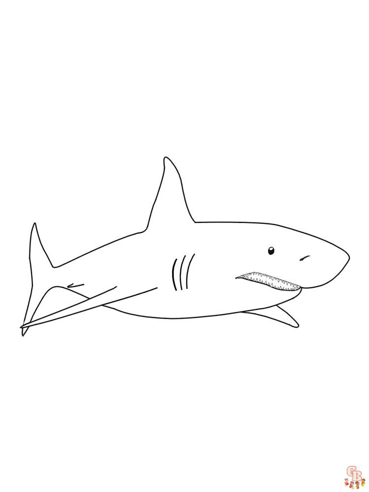 tiburones para colorear 35