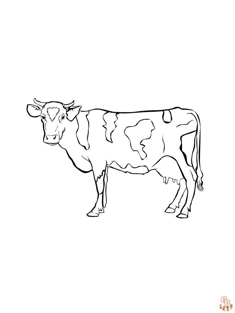 vacas para colorear 33