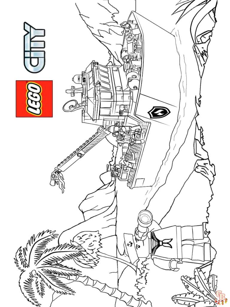 Lego City para colorear 10